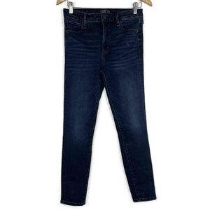 Abercrombie‎ Womens High Rise Slim Fit Preppy Dark Wash Five-Pocket Jeans Size 6